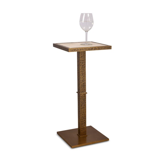 Traditional Artemis Travertine Table For Sale - Image 3 of 5
