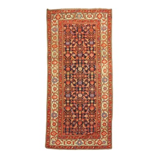 Vintage Persian Gallery Malayer Rug in Saturated Colors For Sale