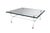 Mid-Century Modern Mid Century Maison Jansen Style White Iron Faux Bamboo Square Glass Coffee Table For Sale - Image 3 of 13