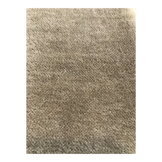 Mid-Century Modern Taupe Wool Mohair Velvet Upholstery Fabric by the Yard, 25 Yards Available For Sale