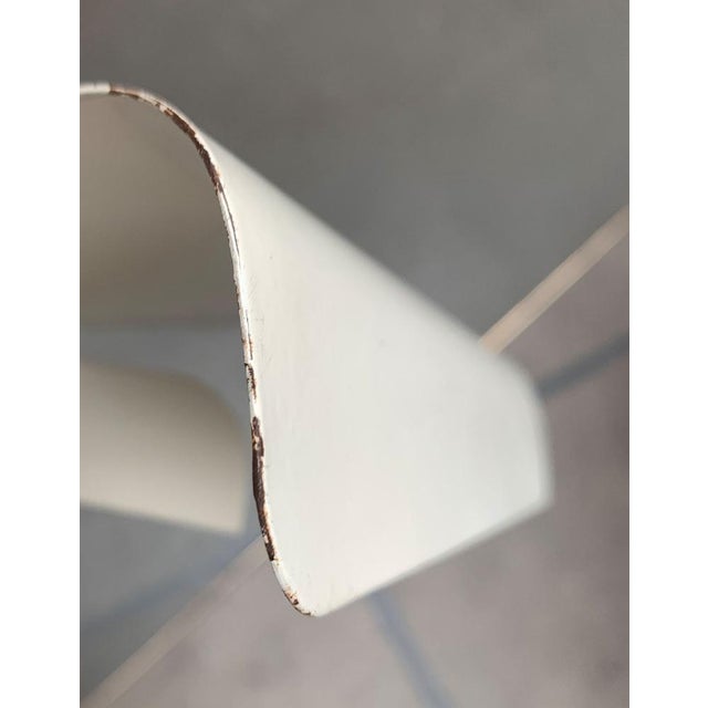 Mid-Century Italian Space Age Minimalist Tole Table Lamp by G. Grego, 1960s For Sale - Image 17 of 18