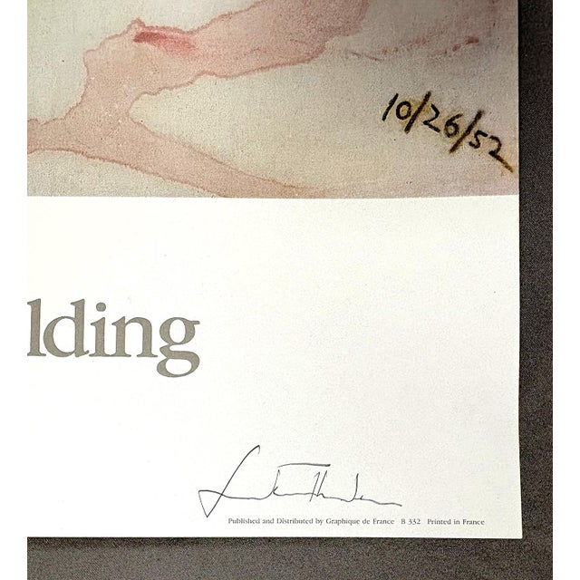 1980s Signed Helen Frankenthaler Mountains and Sea Original 1989 National Gallery of Art Washinton Exhibition Poster For Sale - Image 5 of 12