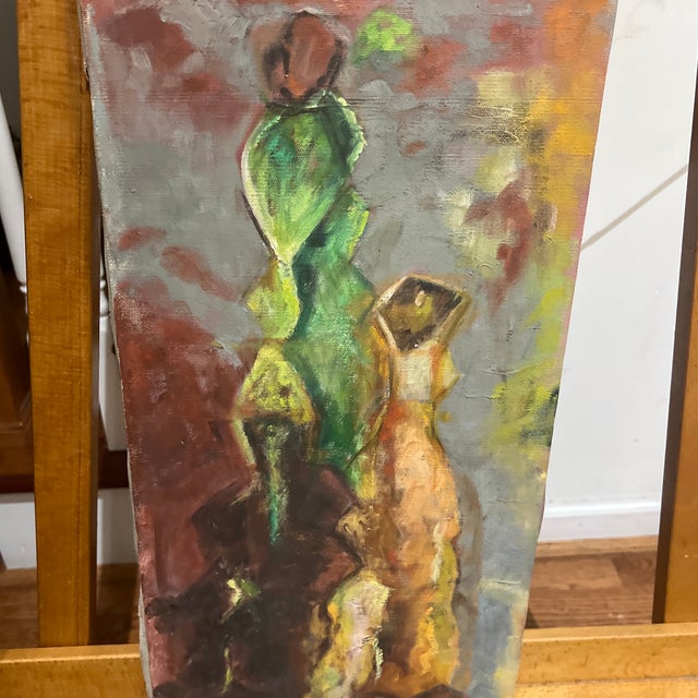 Oil on canvas impressionist style still life