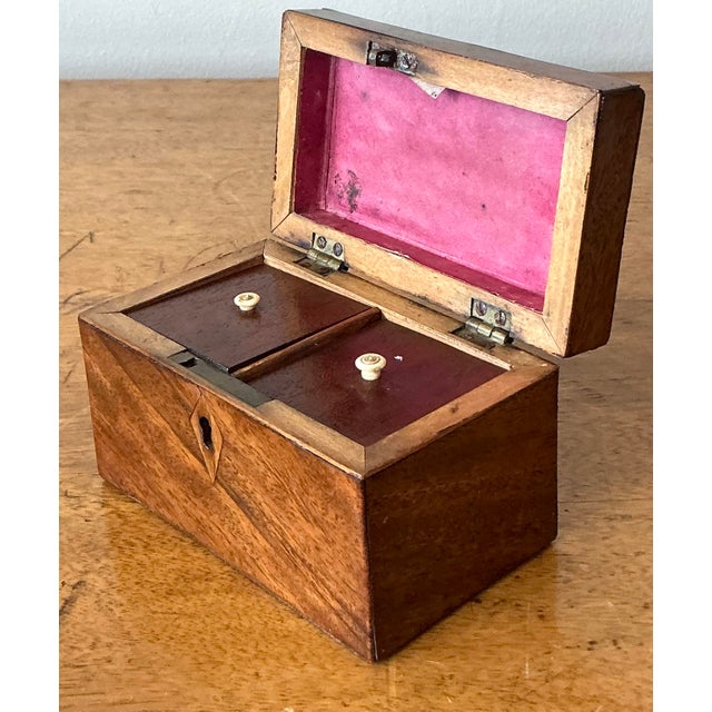 Vintage Regency Petite Two Chamber Box For Sale In West Palm - Image 6 of 8