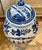 1990s Pair of Large Blue & White Chinoiserie Porcelain Ginger Jars With Lids For Sale - Image 4 of 5