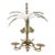 Vintage Hollywood Regency Palm Tree With Hanging Date Clusters Double Candle Wall Sconce For Sale