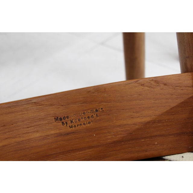 Wood Vintage Danish Dining Chairs by Niels Koefoed for Koefoeds Hornslet, 1960s, Set of 5 For Sale - Image 7 of 8