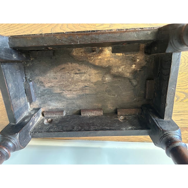 18th Century Oak Joint Stool For Sale - Image 11 of 11