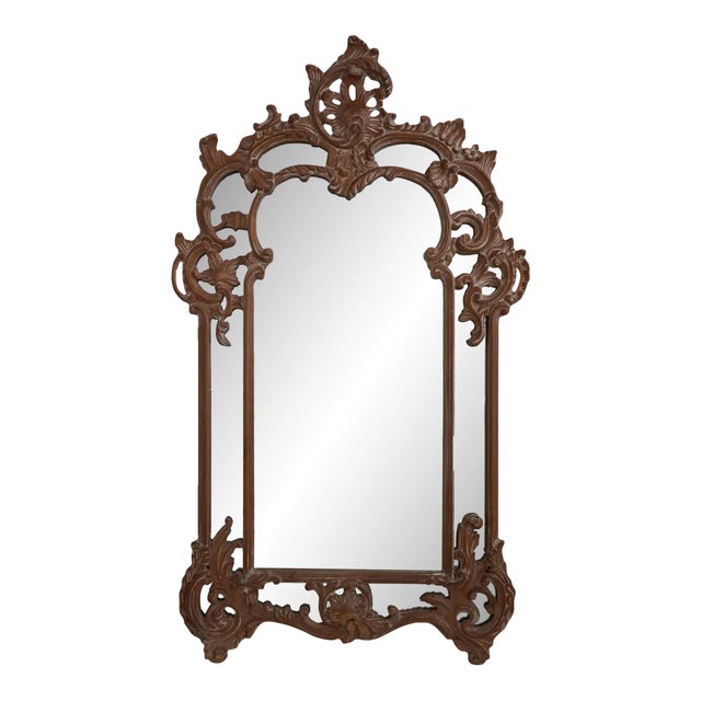 Decorative Crafts Wood Carved Frame French Style Mirror For Sale