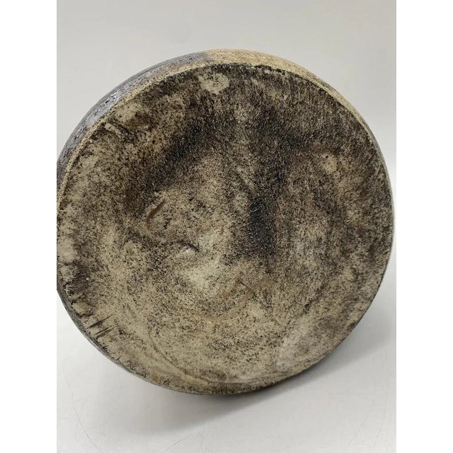 Mid-Century Ceramic Flower Vase For Sale - Image 4 of 9