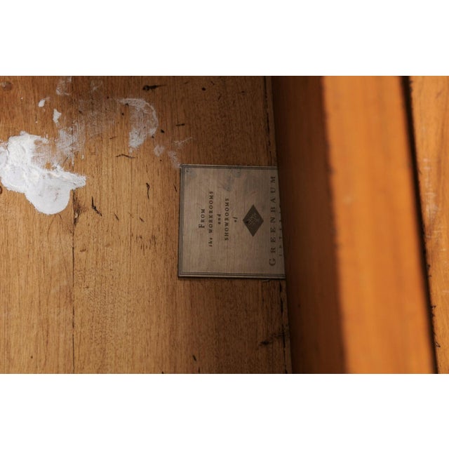 Brown Mid 20th Century Raised Chest with Ebony Accents For Sale - Image 8 of 11