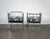 Late 20th Century Pair of Chrome Barrel Lounge Chairs For Sale - Image 9 of 14