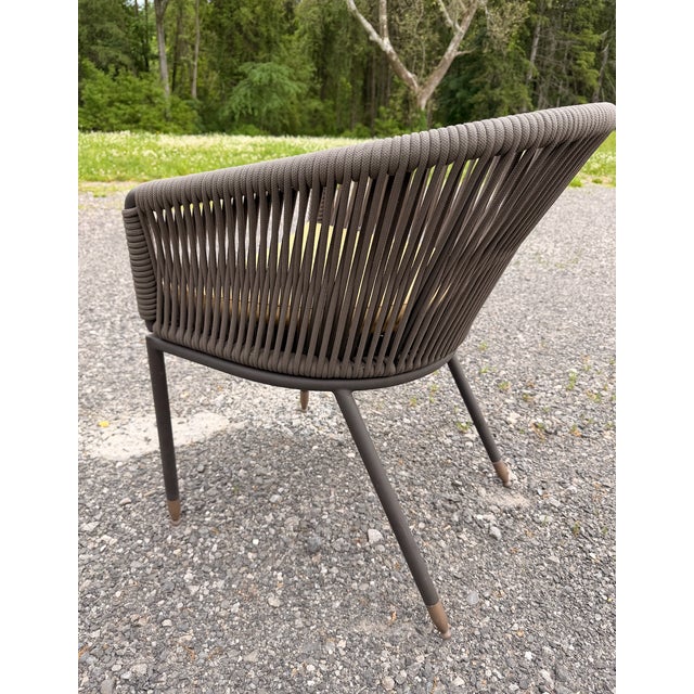 Modern Outdoor Dining Chairs Lebello Set of 4 For Sale - Image 10 of 10