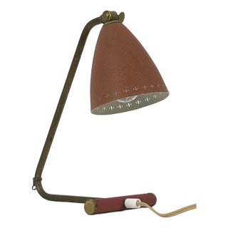Mid-Century Modern Adjustable Table Lamp, Sweden, 1950s For Sale