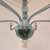 1980s Mid Century Modern Petrol Blue Murano Glass Chandelier For Sale In Dallas - Image 6 of 11