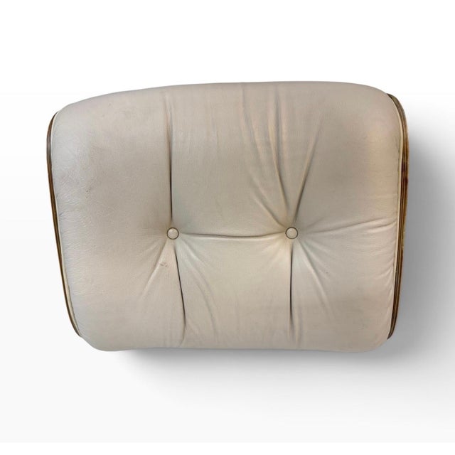 Wood Mid-Century Modern Plycraft Walnut Eames Style Lounge Chair & Ottoman For Sale - Image 7 of 9