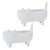 2020s Ceramic Cat Planter (Set of 2) For Sale - Image 5 of 5