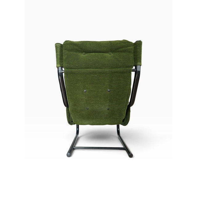 Green Holy Chenille Armchairs by Diego Mattu for 1P (Uno Pi), 1970, Italy, Set of 2 For Sale - Image 8 of 14