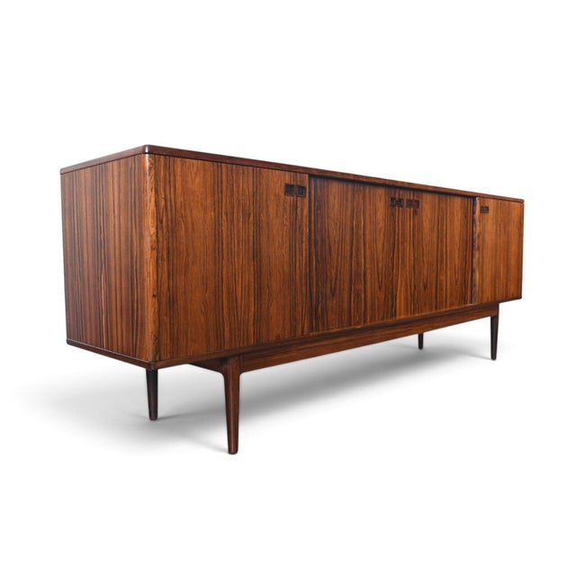 Mid 20th Century Brazilian Rosewood Credenza by Johannes Andersen, Attributed For Sale - Image 10 of 14