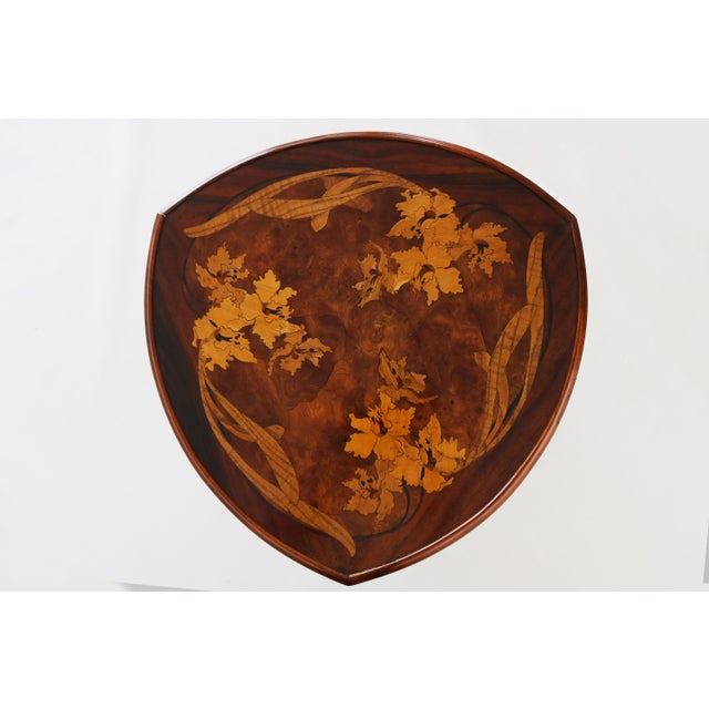 1900 - 1909 Antique French Art Nouveau Side Table by Louis Majorelle, 1900 For Sale - Image 5 of 12