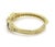 Contemporary Mid 20th Century Judith Ripka Prasiolite Diamond 18k Gold 3 Stones Hinged Cuff Bracelet For Sale - Image 3 of 5