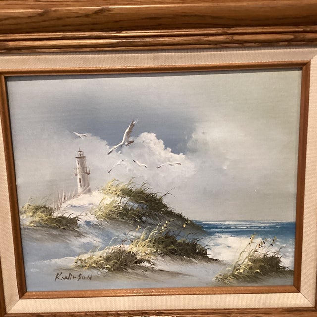 Late 19th Century Coastal Oil Painting For Sale - Image 4 of 6