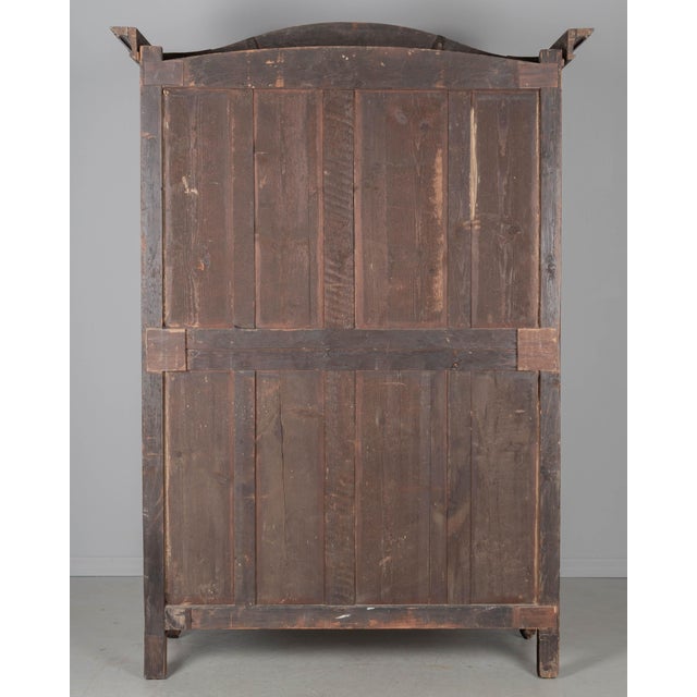 Wood 19th Century Louis XV Normandy Armoire For Sale - Image 7 of 12