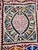Red Indian Patchwork Appliques Quilt or Tapestry For Sale - Image 8 of 13