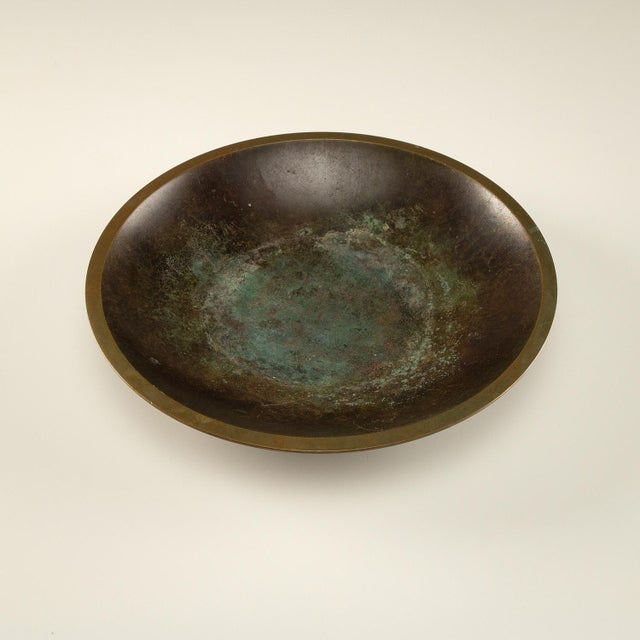 Art Deco Disko Metal Bowl by Just Andersen, 1930s For Sale - Image 3 of 13