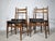 Black Mid-Century Modern Teak Dining Chairs by Georg Leowald, 1960s, Set of 4 For Sale - Image 8 of 15