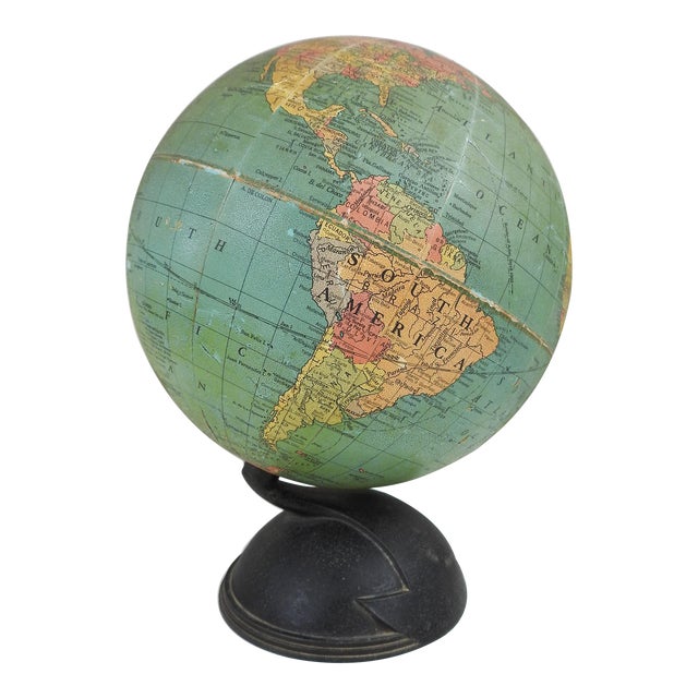 Vintage 1930s Replogle 7 In. Big Dipper World Globe For Sale