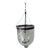 X-Large Hundi Style Lantern With Etched Glass For Sale