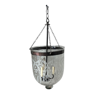X-Large Hundi Style Lantern With Etched Glass