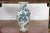Mid 20th Century Vintage Chinese Blue & White Porcelain Vase with Landscapes & Architectures For Sale - Image 5 of 13