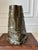 Ceramic Vintage Large Handcrafted Brutalist Ceramic Vase in Olive Green & Brown For Sale - Image 7 of 18