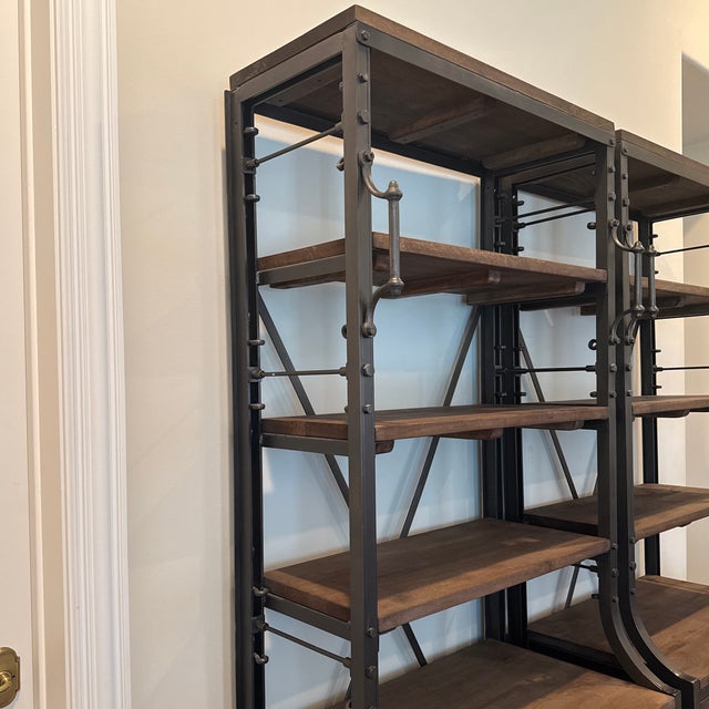 Restoration Hardware French Library Bookcase With Drawers For Sale In Dallas - Image 6 of 8