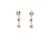 Mid-Century Modern Mid 20th Century Pair of Diamond Drop Earrings For Sale - Image 3 of 3