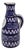 Cobalt Blue Ceramic Bottle by Robert Picault, France, 1950 For Sale