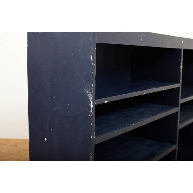 Fir Shelf in Dark Blue, Switzerland, 1950s For Sale - Image 11 of 14