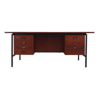 Danish Teak Desk, 1970s For Sale