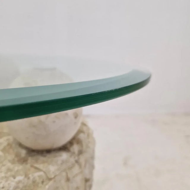 Fossil Stone Coffee Table by Magnussen Ponte, 1980s For Sale - Image 11 of 13