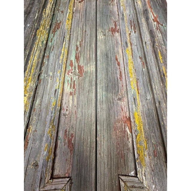 Pair of 19th Century Rustic Wooden Doors, Distressed Finish, France For Sale - Image 11 of 18