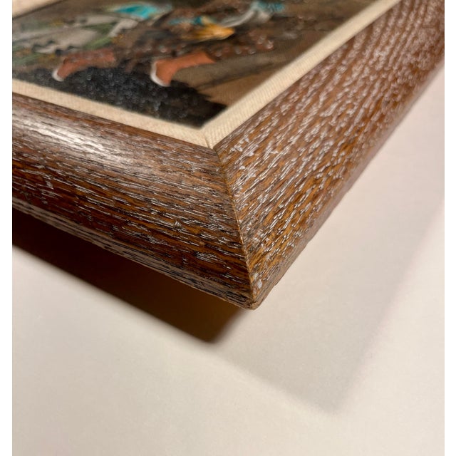 Original Duane Dishta "Kachinas" 1998 Oil on Canvas Framed Painting For Sale - Image 4 of 7