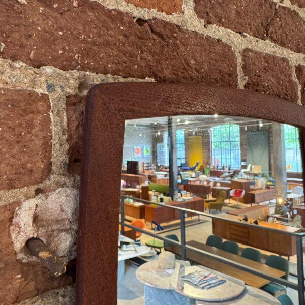 Vintage teak mirror, Denmark 1960