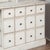 19th Century Large White Display Cabinet Bookcase Apothecary With 24 Drawers and Adjustable Shelves For Sale - Image 11 of 12