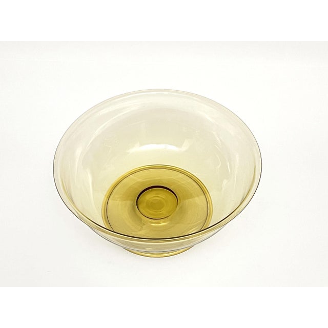 Murano Glass Bowl attributed to Vittorio Zecchin for Cappellin & Venini, 1930s For Sale - Image 3 of 9