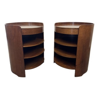 Vintage Bedside Tables by Luigi Caccia Dominioni for Azucena, 1960s, Set of 2 For Sale