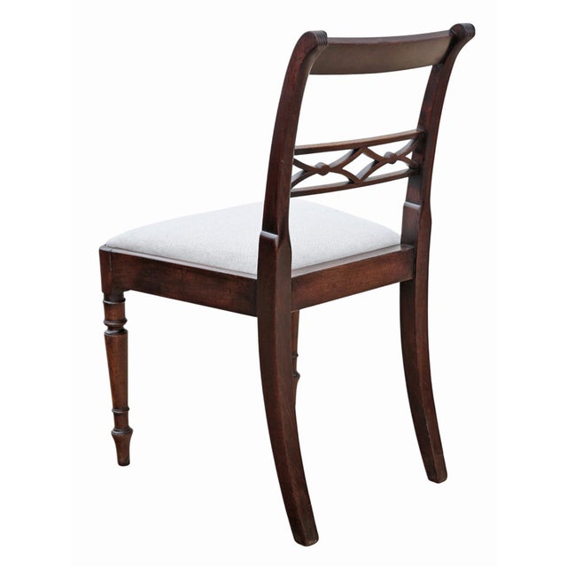 Antique Georgian Mahogany Dining Chairs, 1800s, Set of 6 For Sale - Image 4 of 7