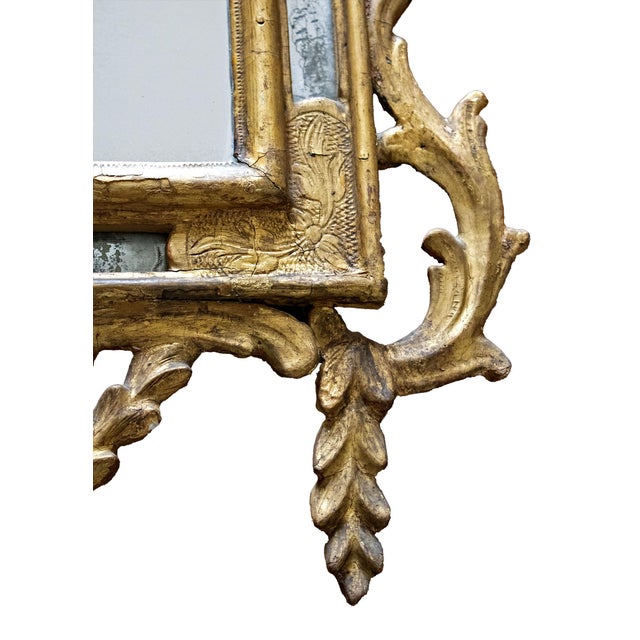 Antique Italian Louis XVI Style Mirror For Sale - Image 4 of 12