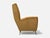 Isa Bergamo, Camel Velvet, Bronze, Wingback Chairs, Italy, 1950s For Sale - Image 9 of 14